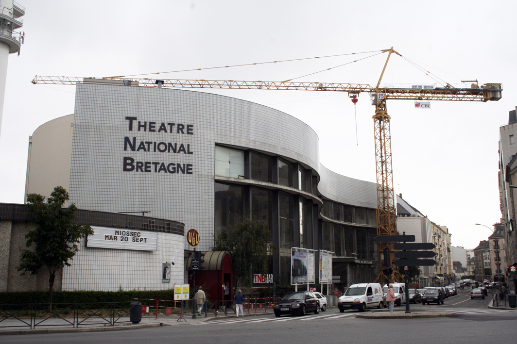 Le chantier du Théâtre National de Bretagne par Caroline Ablain Photographe à Rennes