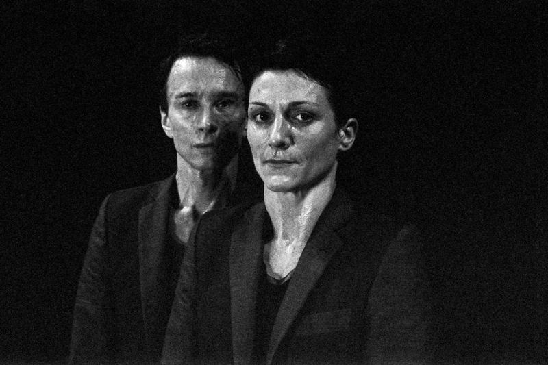 Portrait de Thierry Micouin et Carole Gomes après le filage de Double Jack, par Caroline Ablain Photographe à Rennes