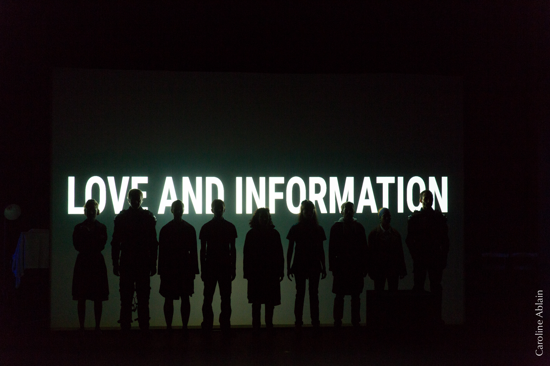 Compagnie Vertigo - Love and information de Caryl Churchill, mise en scène Guillaume Doucet. Théâtre de Fouesnant, Novembre 2016